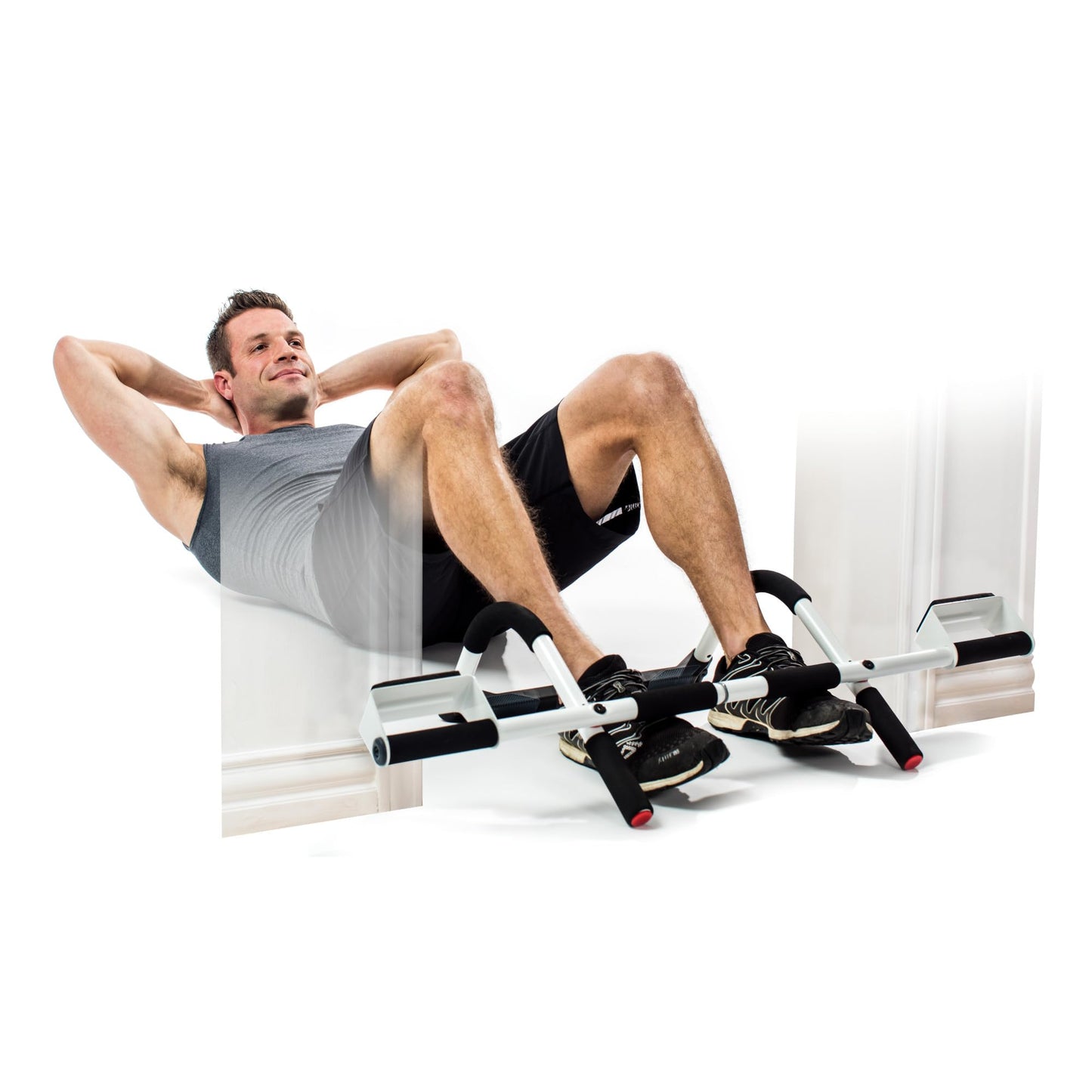 Perfect Fitness Multi-Gym Doorway Pull Up Bar and Portable Gym System, Original