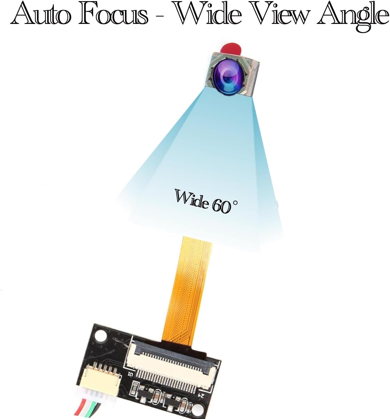 RQG OV5640 5MP 2592 1944P 15FPS 60 USB Camera Module, HD * Camera Module, Auto Focus, View Angle, OTG UVC for Windows