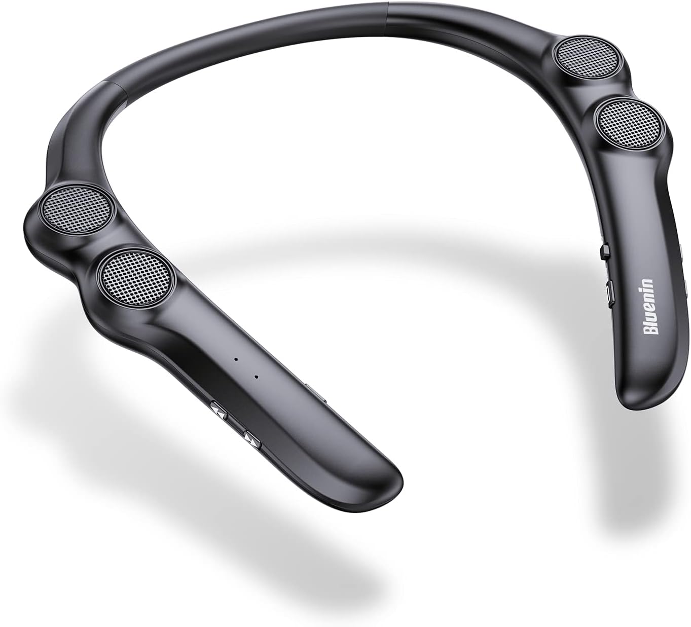 Gardway 78g 3D 12 Neckband Bluetooth Speaker, Wireless Wearable Speaker w/lightest Weight, High Fidelity Stereo Sound