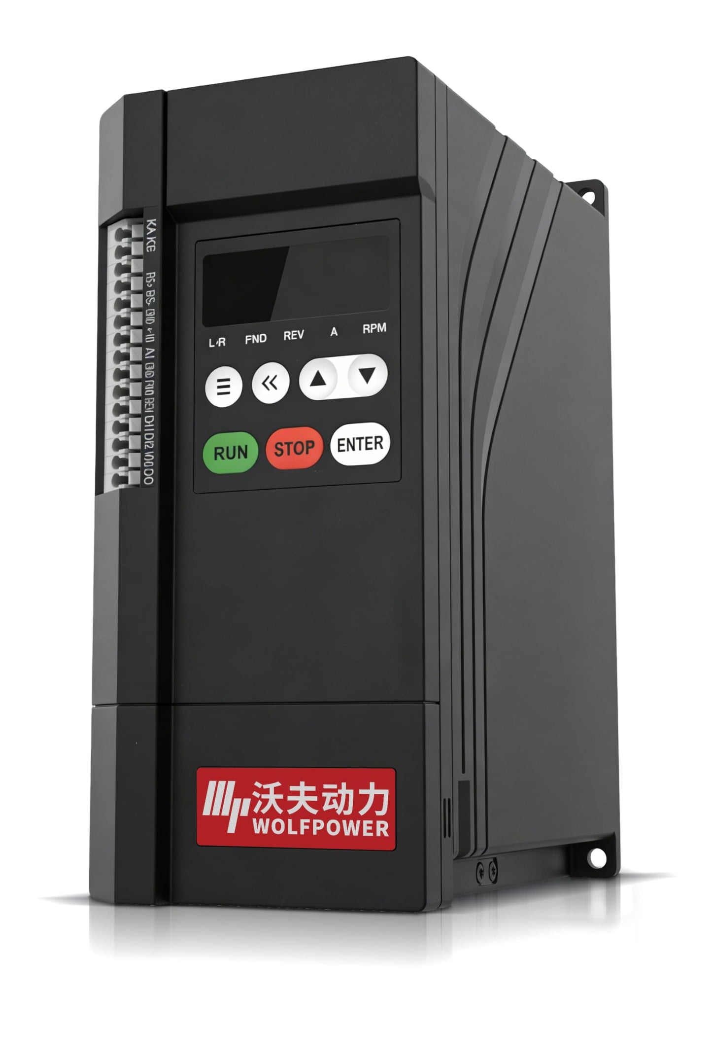 Wolvneo 1.5kW/2hp VFD, 220V Single Phase Input to 220V 3 Phase Output Variable Frequency Drive, 0–500Hz Motor Speed Controller for CNC Spindle, Pump, Fan