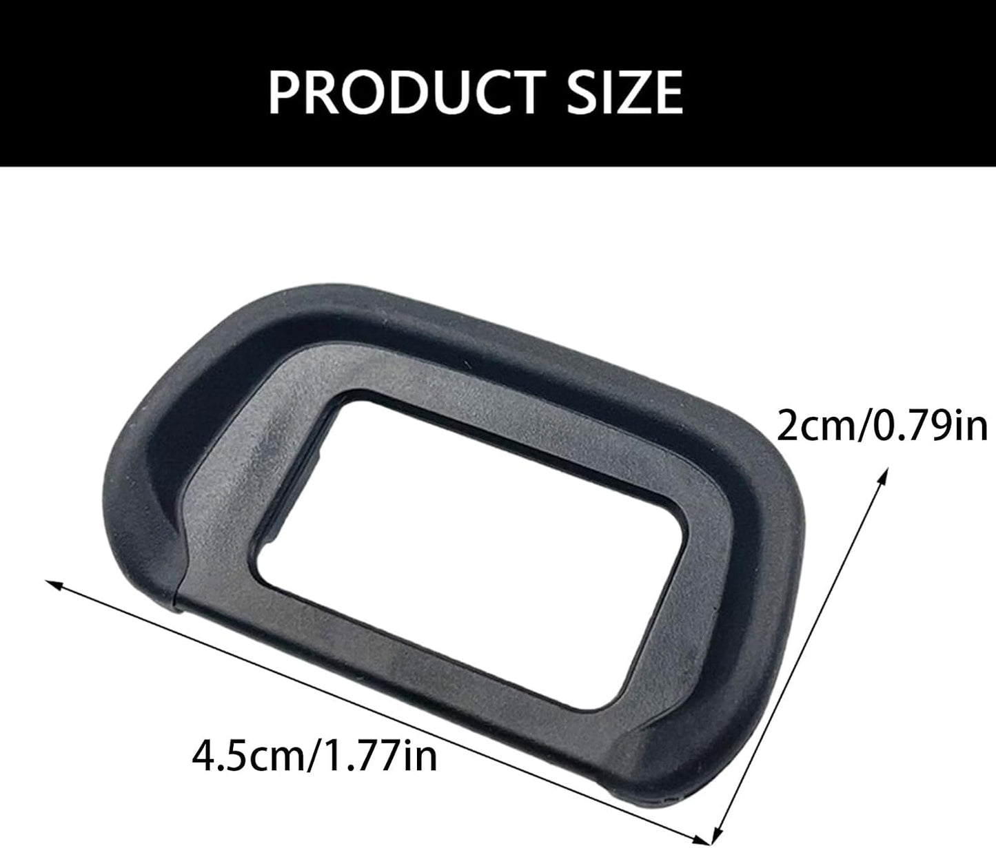 Zeizafa 1PC EOSR10 EOSR10 (OEM) Eyepiece Eyecups View Finders Eye Cup for Eosr Hard Camera Parts Viewfinders Eyecups