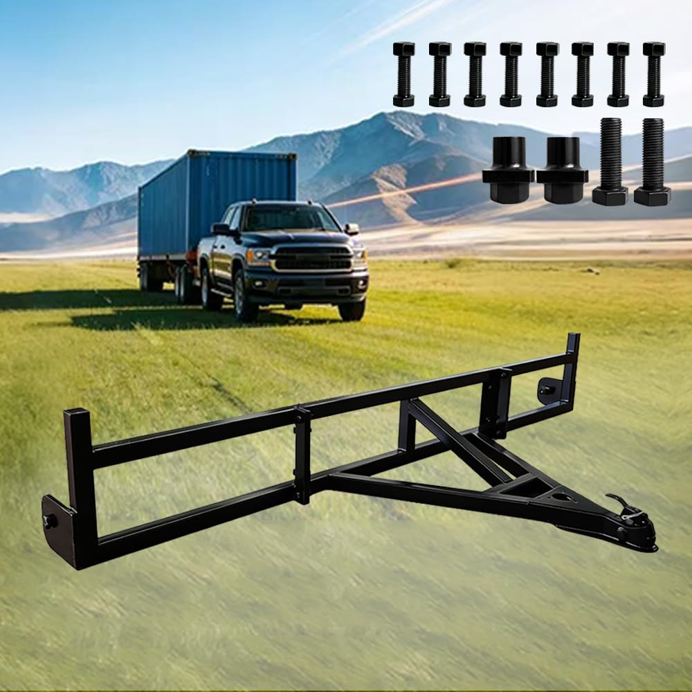 AvmrLc Professional Shipping Container Tow Bar Kit for 20'/40' Containers, Constructed from High-Strength Manganese Steel Rated for 14,000 Lbs, Split-Design for Easy Storage Suitable for Truck Towing