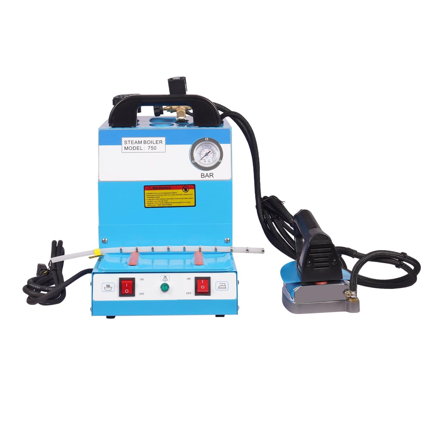 TrueyEssence Commercial Electric Steam Iron, Professional Steam Station for Clothes Countertop Electric Iron Boiler for Hotel Dry Cleaner Tailors Fabric Factories