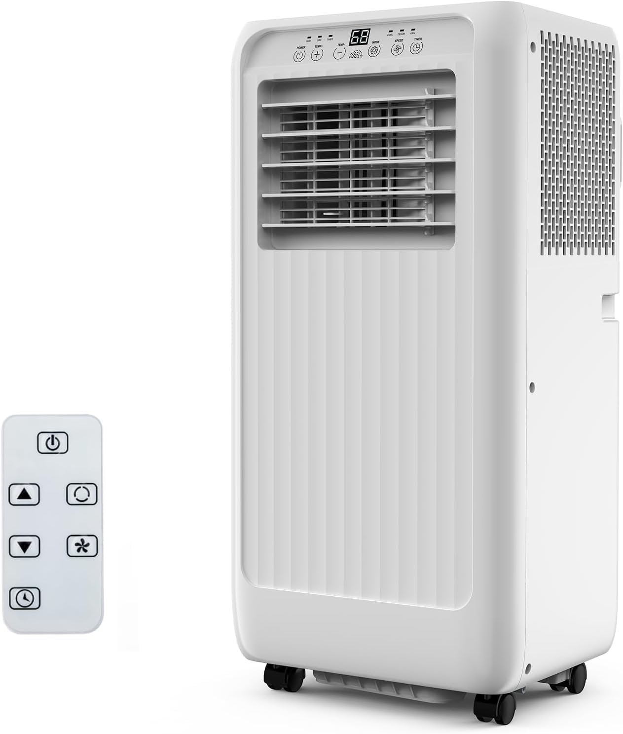 GarveeLife Portable Air Conditioner,10,000 BTU for Rooms up to 450 Sq.Ft., Smart Compact AC Unit with Cooling, Dehumidifier, Fan, Remote Control and Window Kit, White