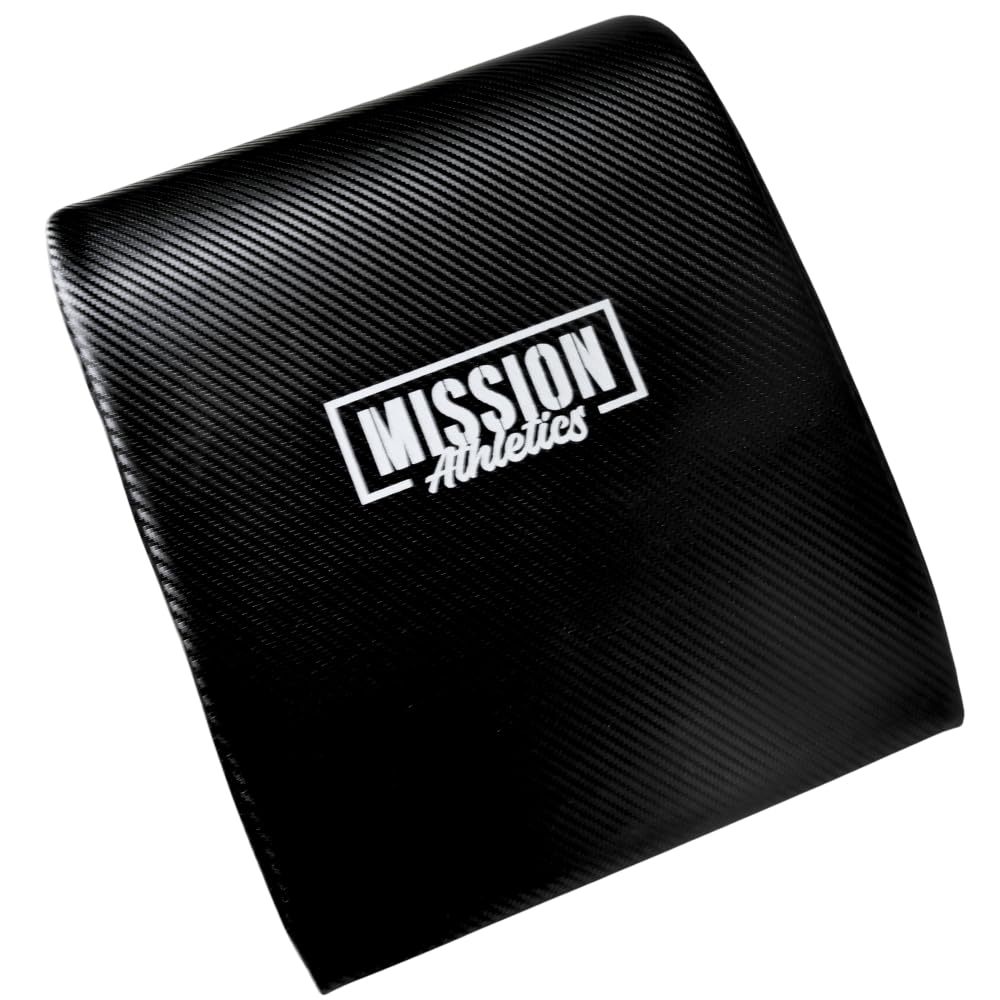 Mission Athletics Ab Mat, Crunch Mat, Abdominal Core Trainer, Back Support for Sit Ups, Home Gym Equipment, Exercise Equipment, Workout Mat For Abs, Ab Machine