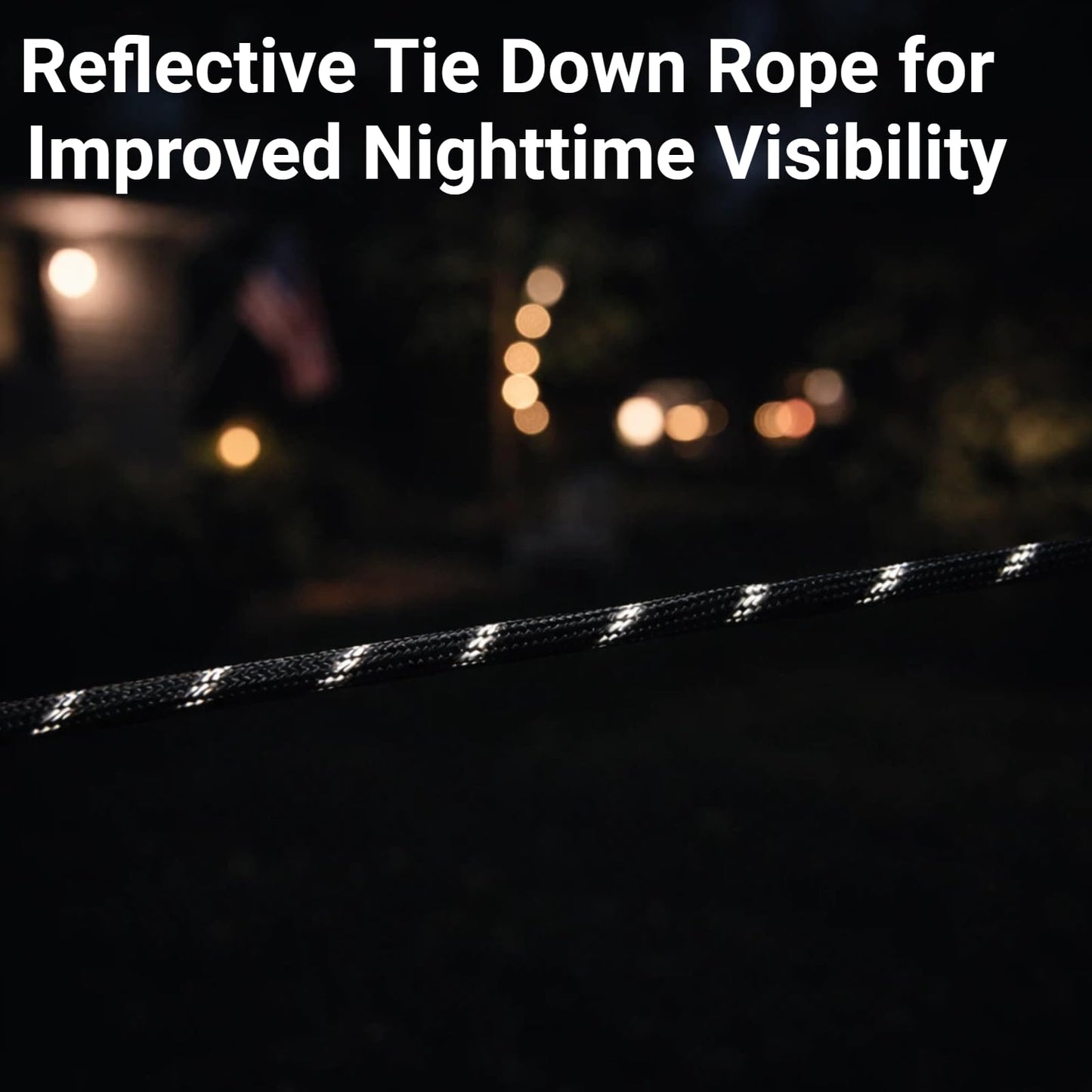 Longer 15ft Ratchet Strap Rope Tie Down Rope Rollers 6 Pack Paracord Tarps Tie Downs Small Cam Jam Retractable Paracord Ropes Tightener for Tent Canopy Use 1/8 inch