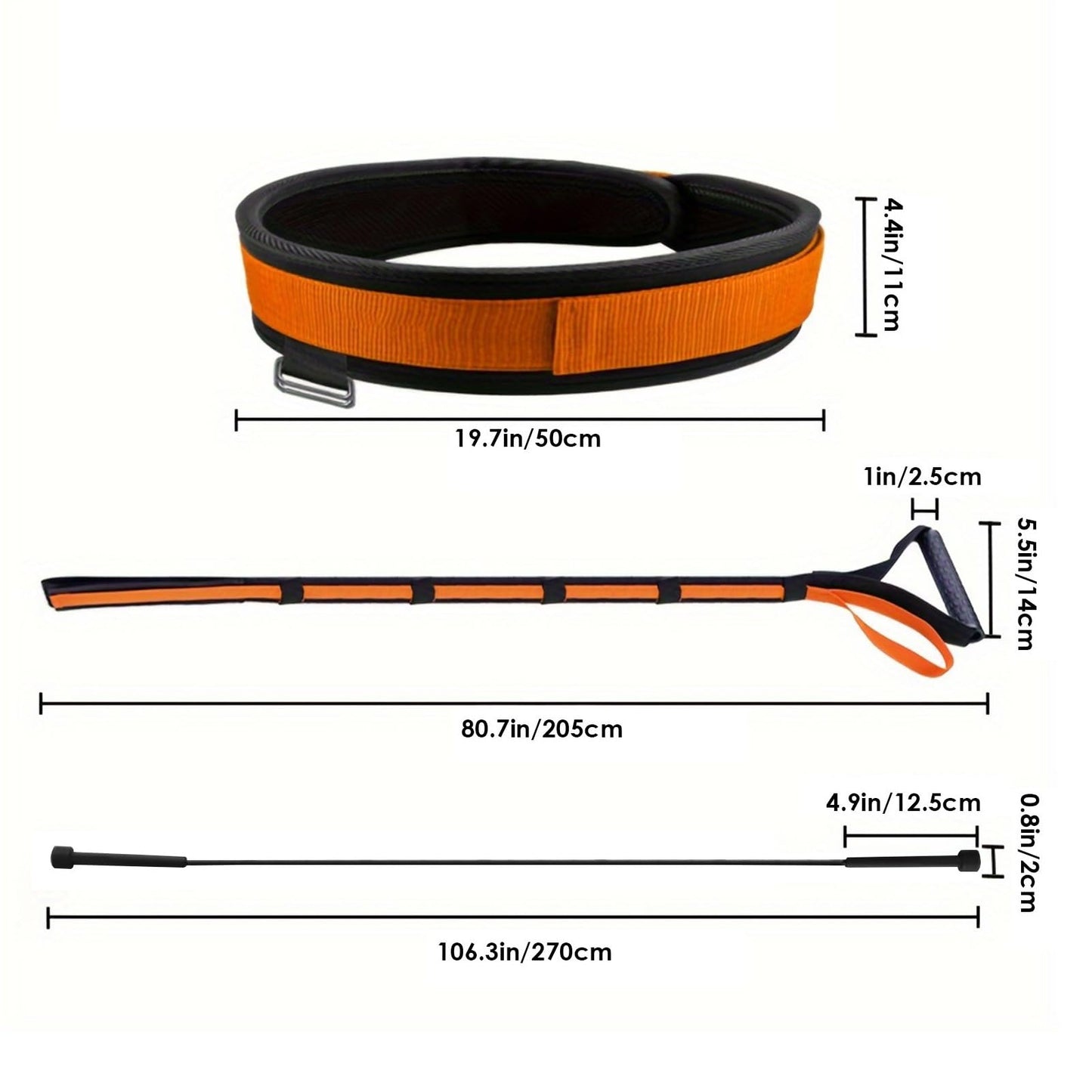 VEAREAR Speed Training Kit, Overload Running Resistance Harness & Resistance Band, Agility Training Equipment for Football, Strength Training Band for Youth, Adult, Athletes
