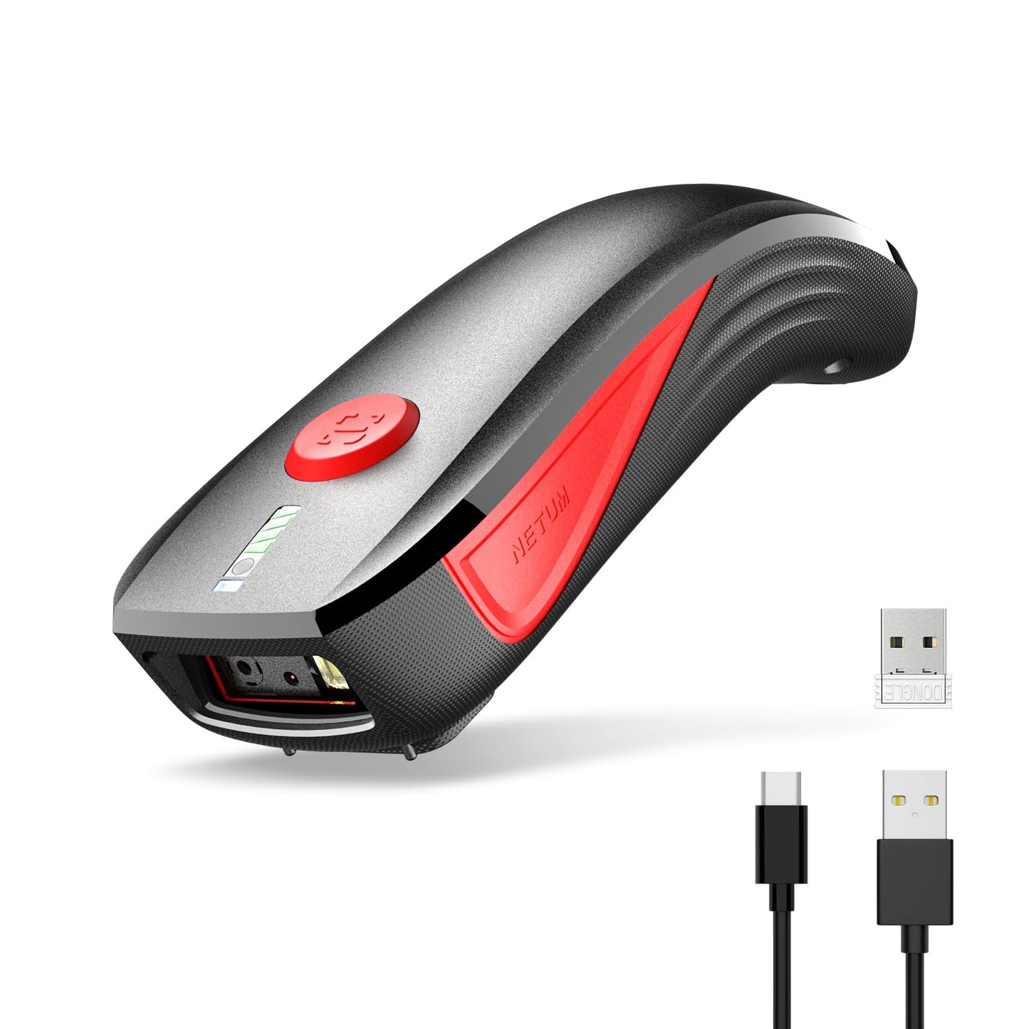 NETUM CS9000 Bluetooth QR Code Scanner– Upgraded Wireless Barcode Scanner with Honeywell's Scan Engine, Portable 2D Code Reader for Inventory Management for Tablets, Android, iOS, PC and POS Systems