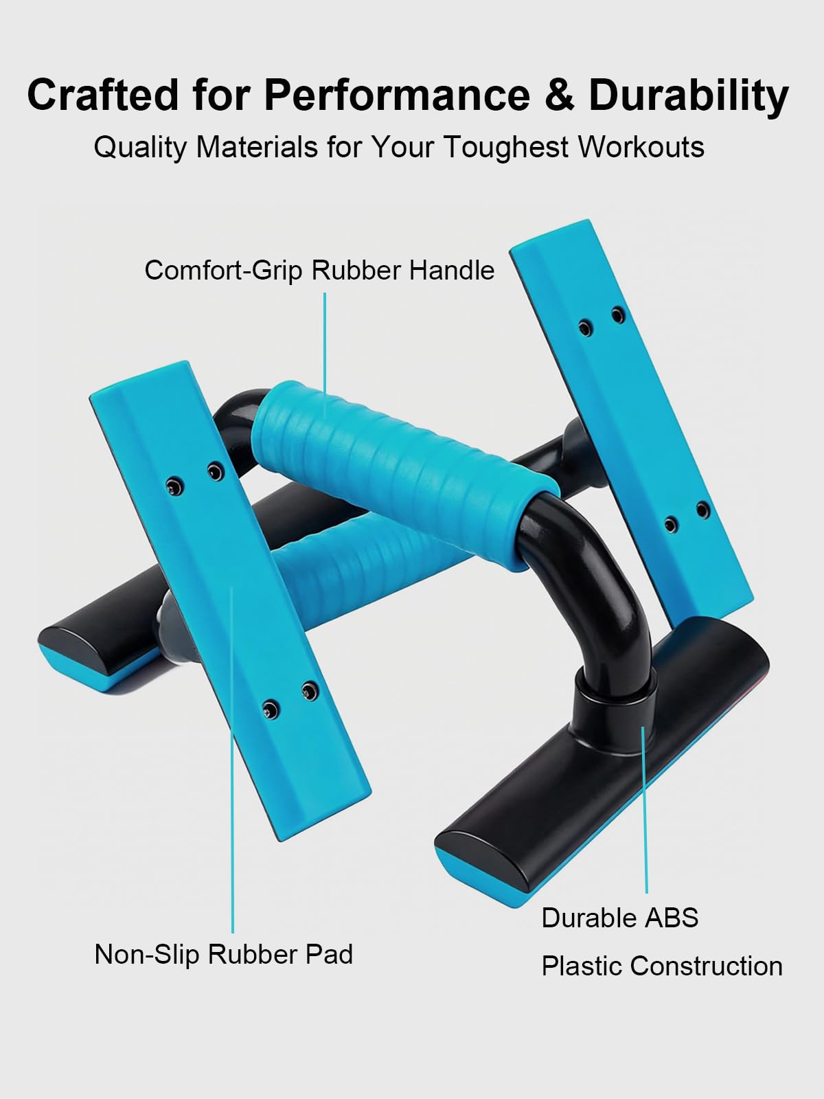 Push Up Bars Strength Training - Workout Stands With Ergonomic Push-up Bracket Board with Anti-Slip Sturdy Structure Portable for Home Fitness Training, Push Up Stands Handle for Floor Workouts