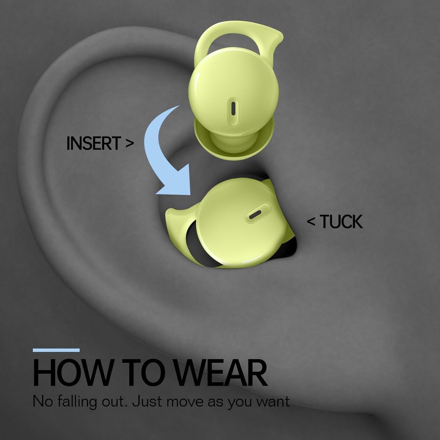 5.3 Invisible Sleep Headphones,Sleep Earbuds for Side Sleepers,Small Comfortable Fit Noise Blocking Sleeping
