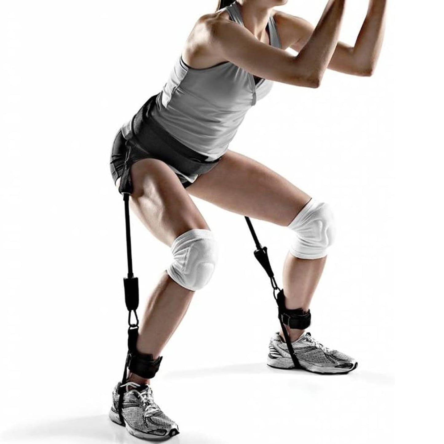 MICHEALWU Vertical Jump Trainer Leg Strength Basketball Volleyball Football Tennis Leg Agility Training