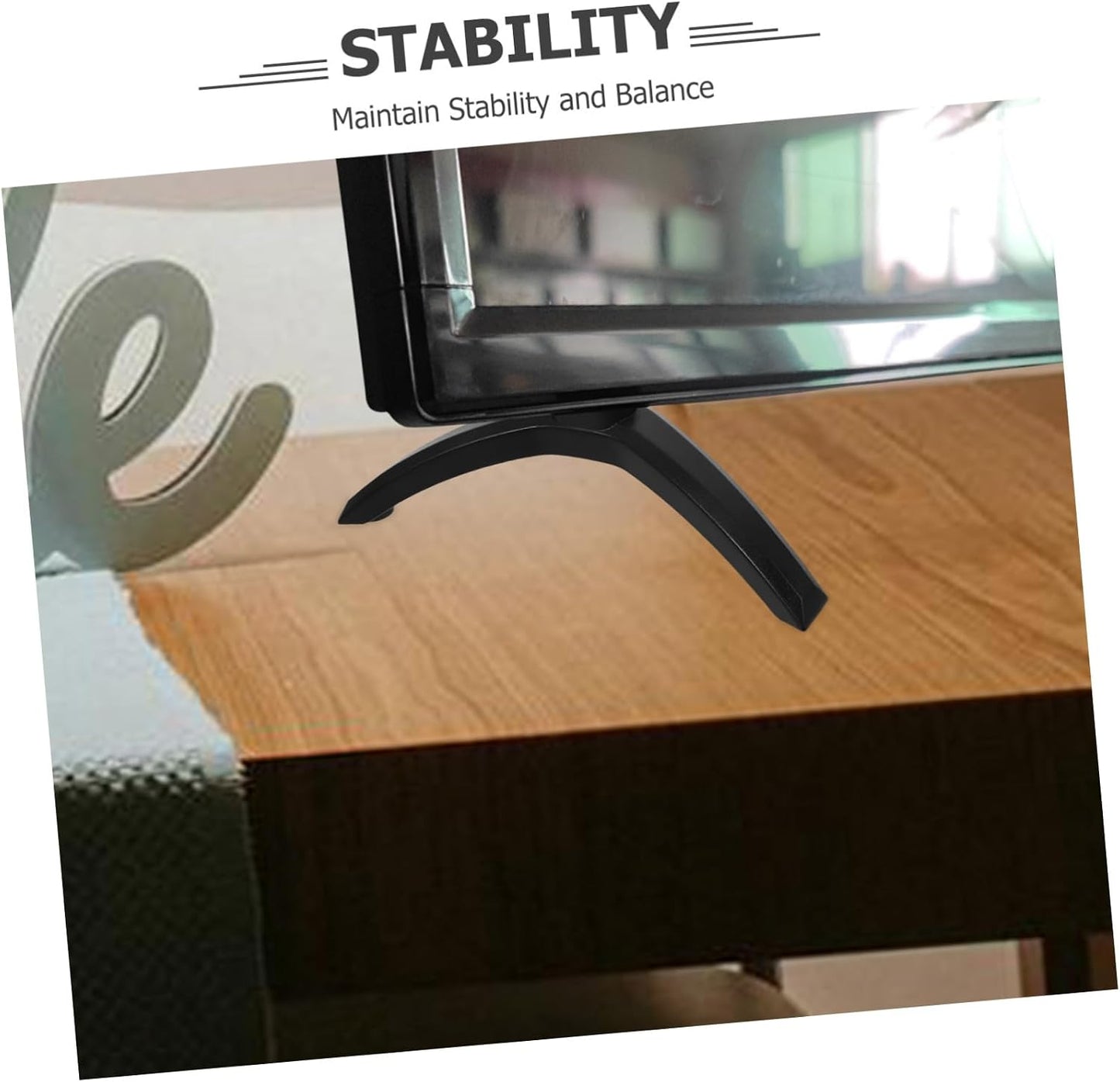 QUMIIRITY 1 Set Tv Stand Base Replacement Stable Pedestal Holder Legs for Televisions and Monitors Versatile Support