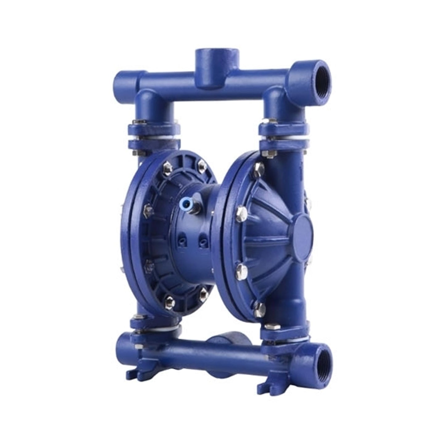 TNEHOD 15 GPM Air Operated Double Diaphragm Pump,3/4"' Inlet Outlet, Max 100 PSI Pneumatic Transfer Pump, Cast Iron Waste Oil Transfer Pump for Chemical, Double Diaphragm Pump