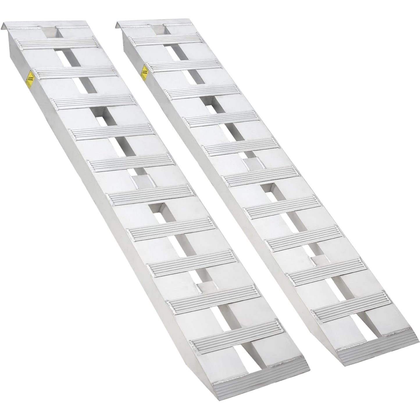 GarveeTech 94"x 15"Aluminum Trailer Ramps, 6000 Lbs Capacity Heavy-Duty Loading Ramps with Top Hook Attaching End, Universal Alu Loading Ramp for Truck Auto,Tractor,Motorcycle, Lawn Mower