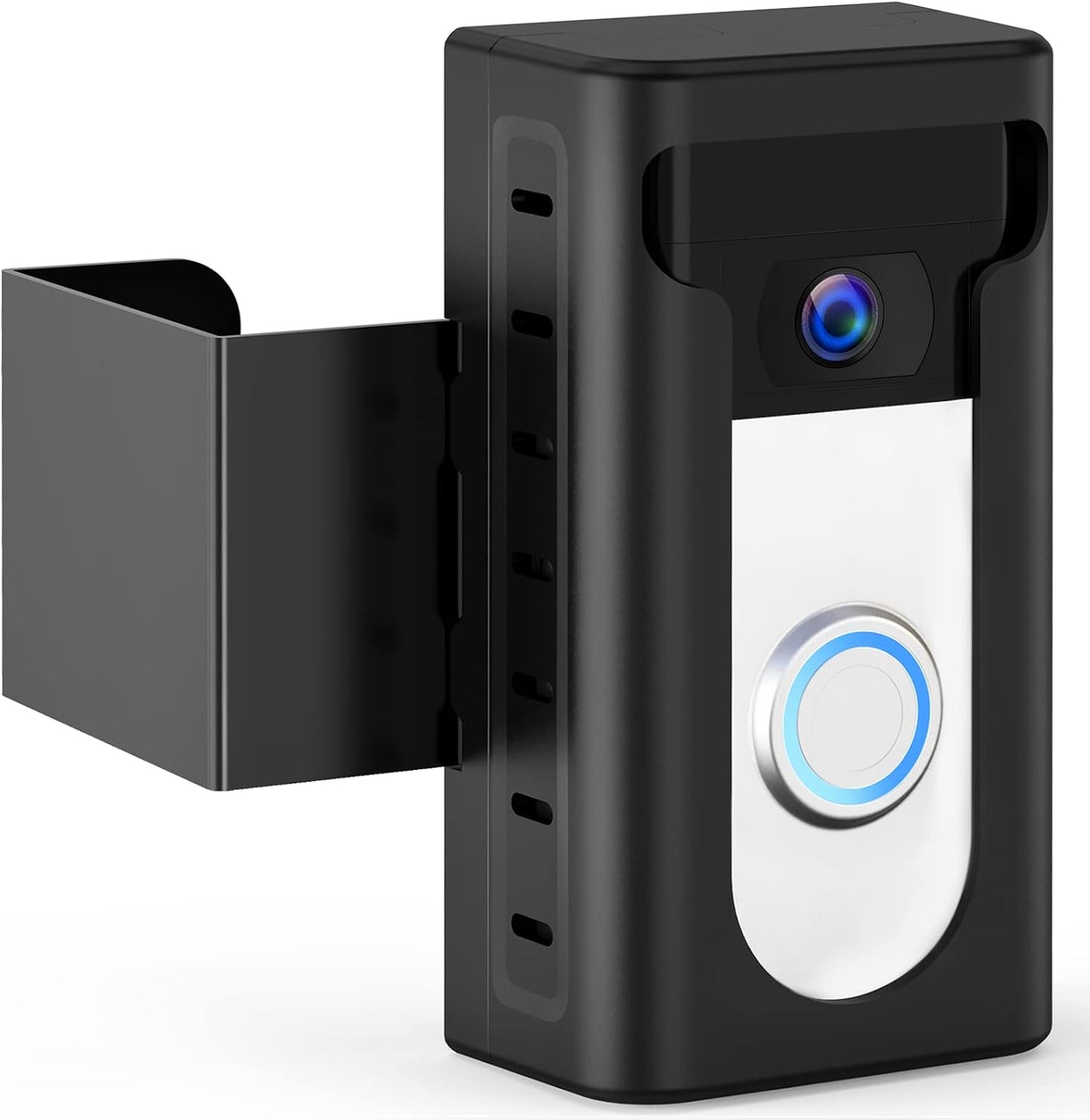 KIMILAR 2024 Upgrade Anti-Theft Video Doorbell Mount, Not Block Doorbell Motion Sensor, Adjustable No-Drill Mounting