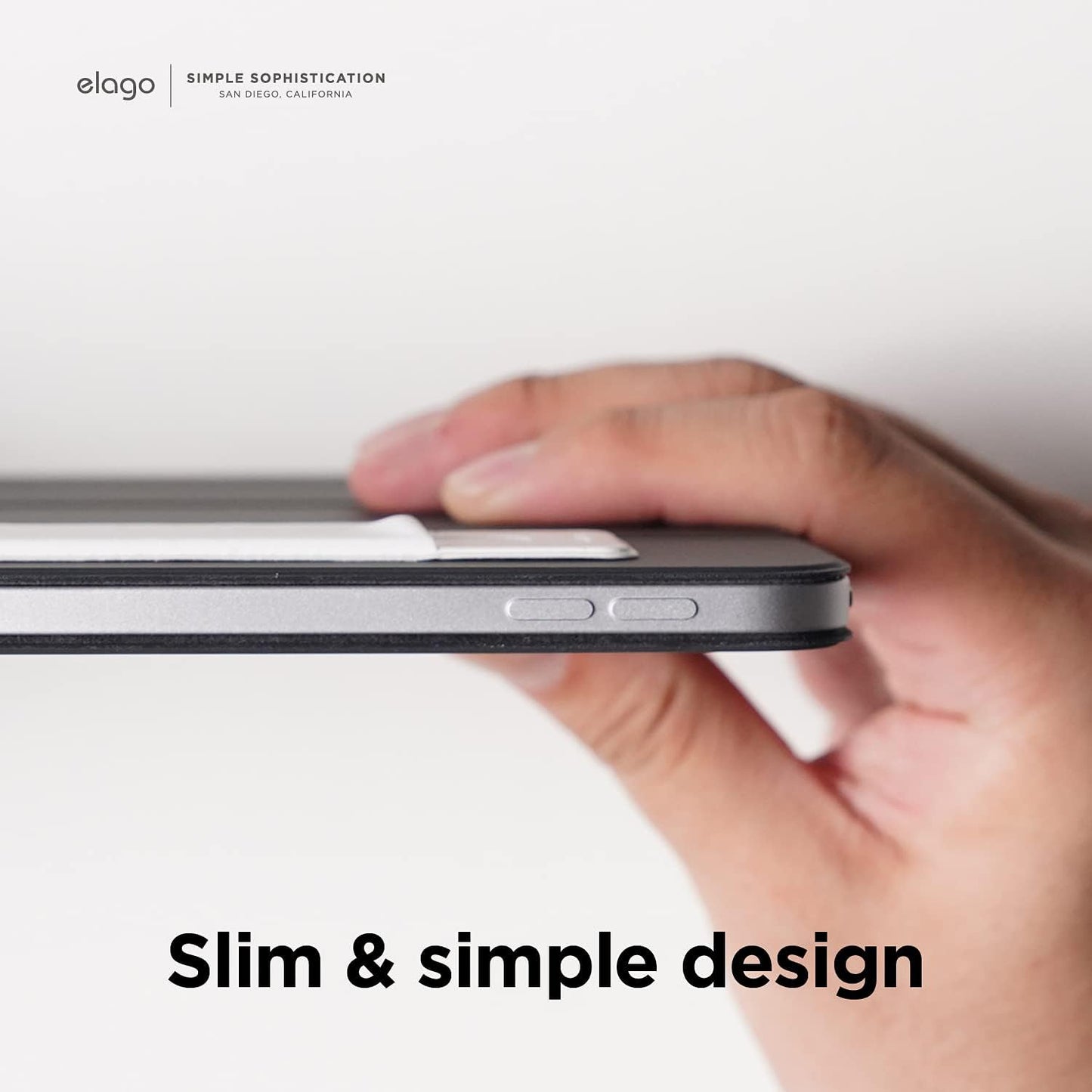elago (1st 2nd Pencil Holder Compatible With Apple Pencil Pro & Generation) and USB-C - Strong Adhesive Sleeve, PU