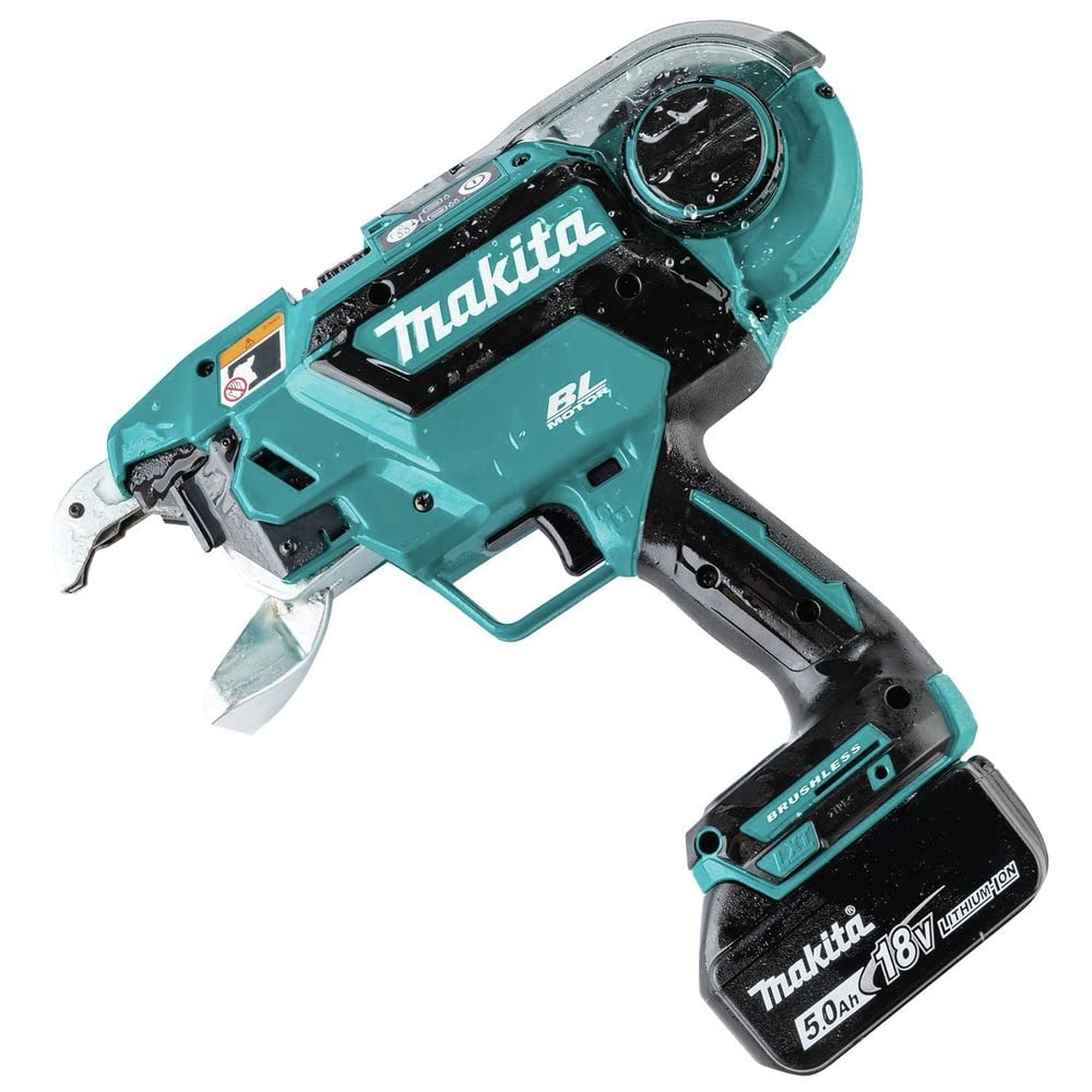 Makita XRT02TK 18V LXT® Lithium-Ion Brushless Cordless Deep Capacity Rebar Tying Tool Kit (5.0Ah)