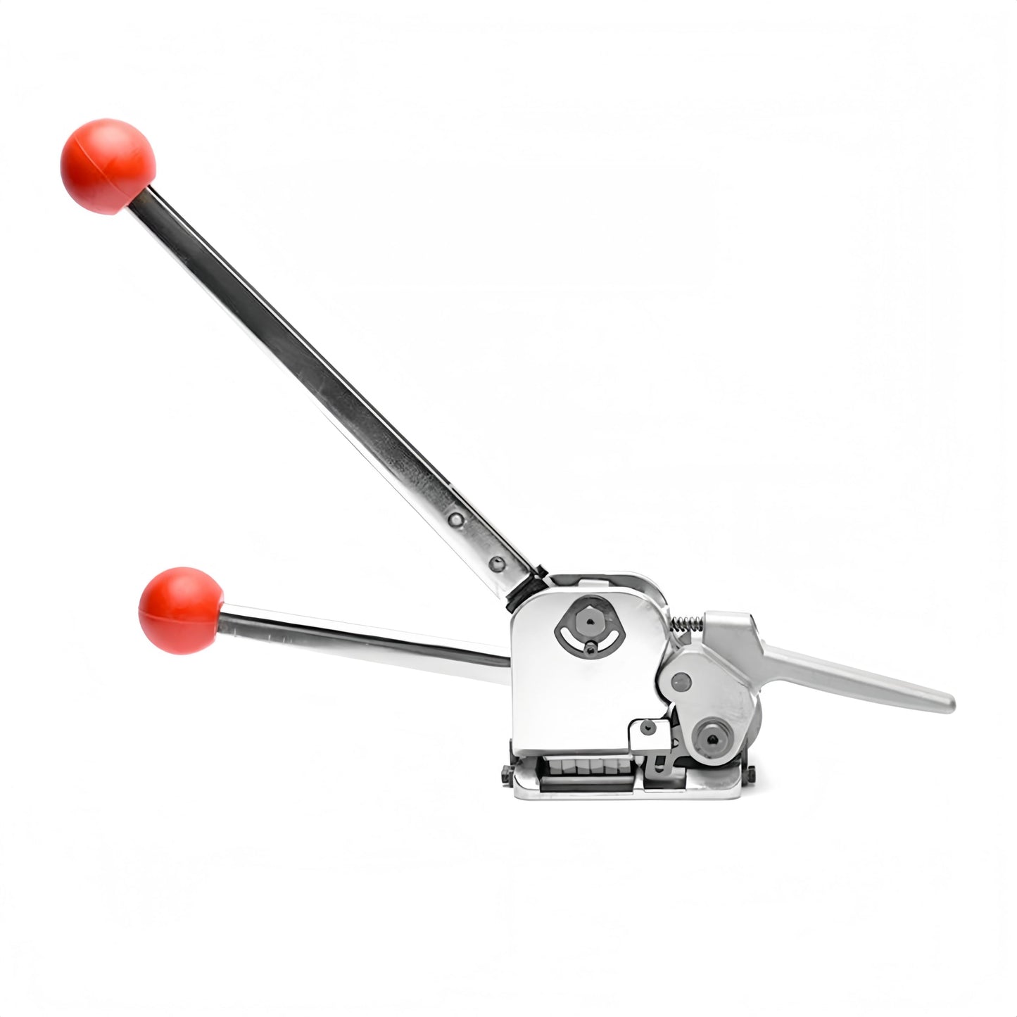 Steel Banding Strapping Kit, Manual Edge Banding Trimmer Machine, Metal Banding Strapping Tool for 1/2"-3/4" Metal Packing Strap, High Strength Strap Tensioner Sealer for High Tensile Pallet Packaging