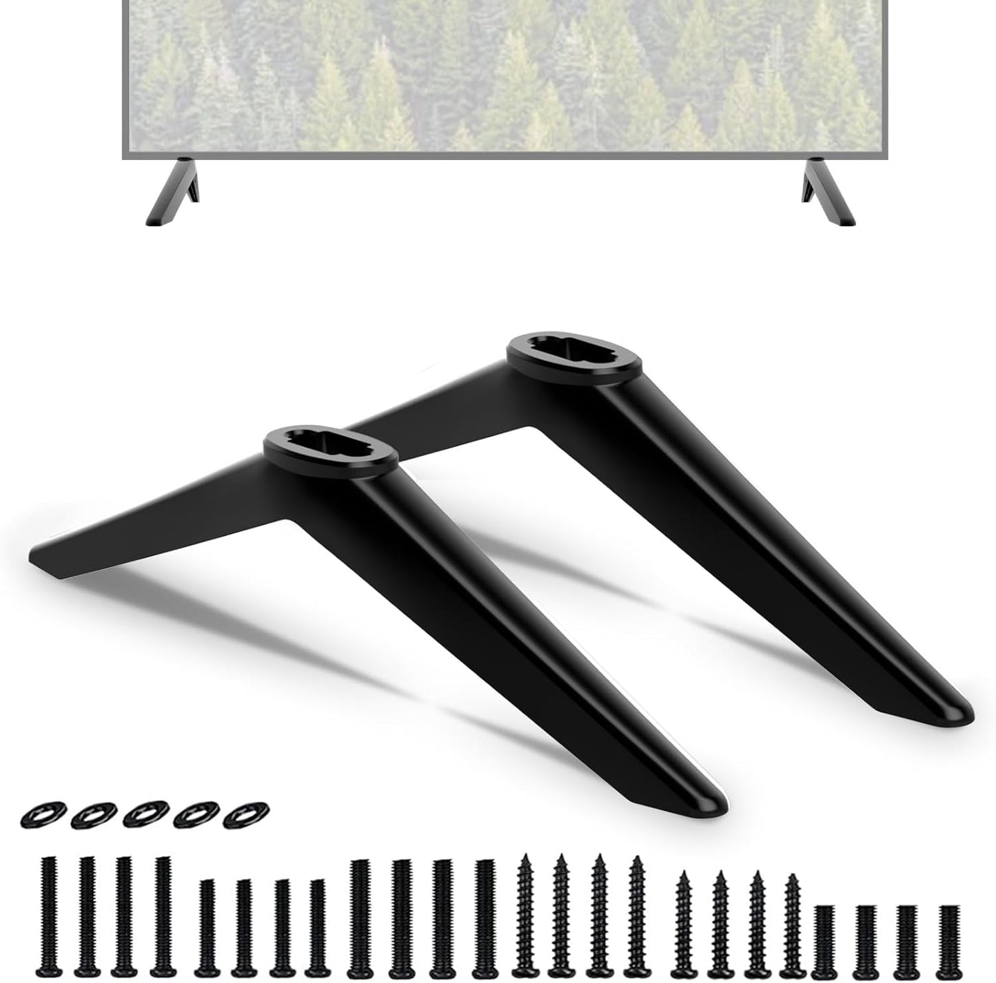 Motiexic E1AA32R-G E2AA32R-C E1AA32R-T E1AA32N E4AA43R E4AA43N E500AC50C E4AA55N E4AA55R-T TV Leg for Element TV Stand