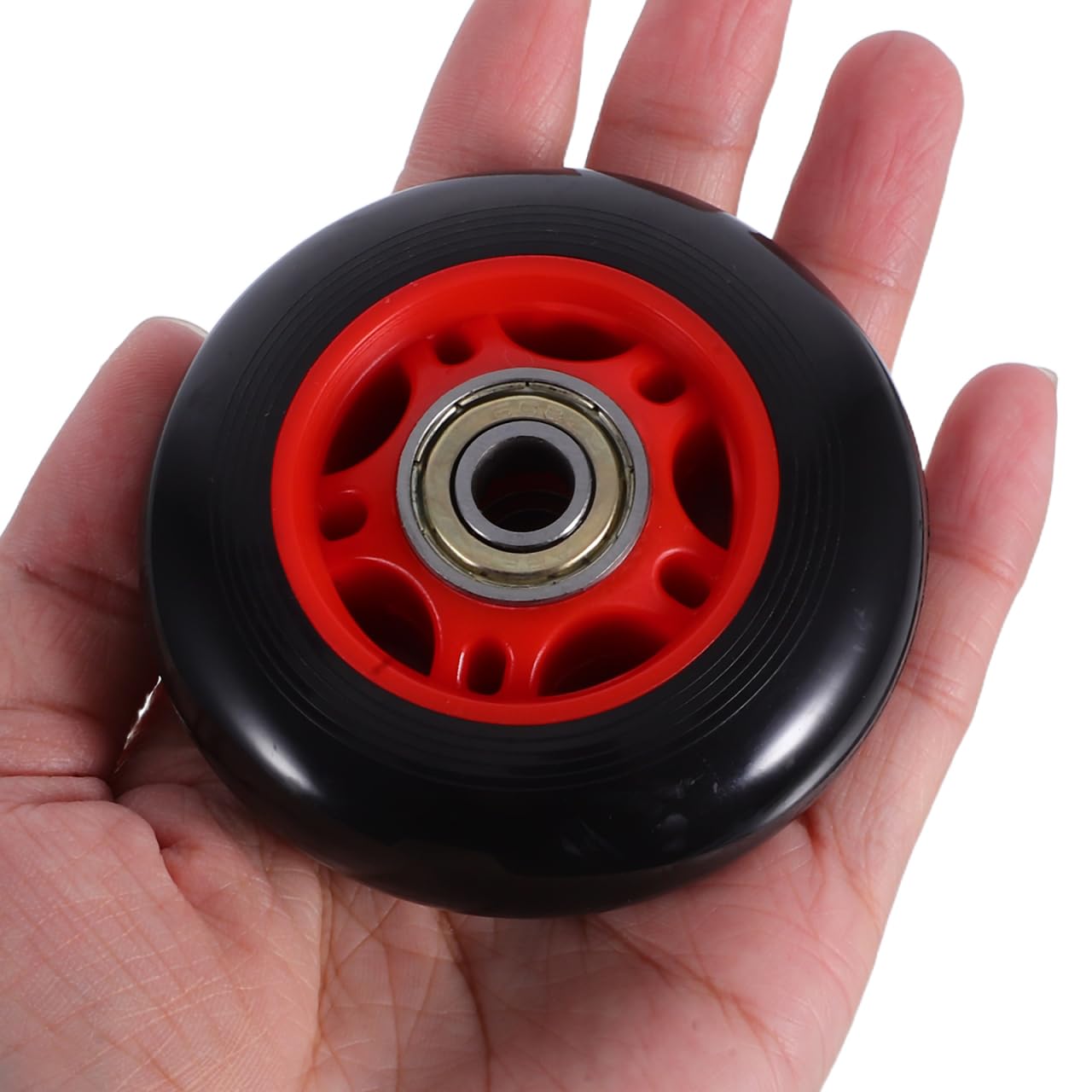 UKCOCO 4Pcs Durable Plastic Roller Wheels for Fitness Equipment Compatible with Treadmills and Stationary Bikes Easy to Move and Store Gym Replacement Parts for Home Exercise