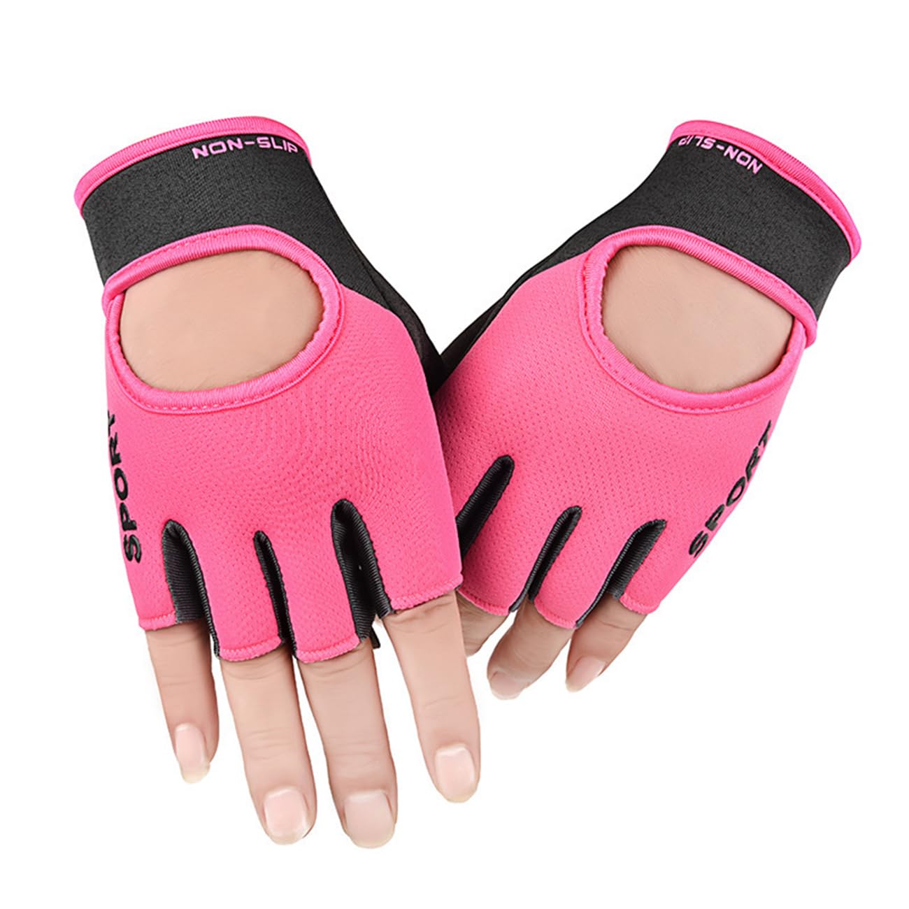 XuoAz Workout Gloves for Women Men, Lightweight Fingerness Gym Gloves, Anti Slip Exercise Gloves for Gym Weight Lifting Cycling