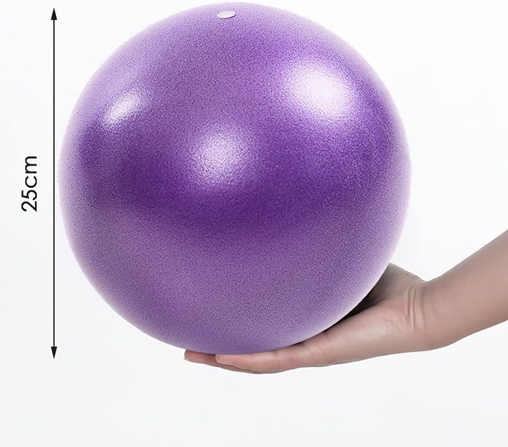 Pimoys Small Pilates Ball 9 Inch Small Exercise Ball Mini Workout Yoga Balls for Gym Yoga, Core Training, Fitness, Workout, Stability, Improves Balance