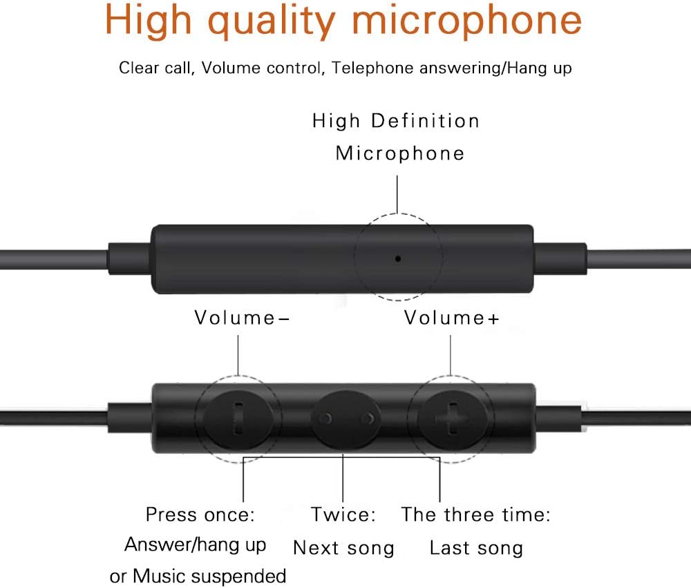MAXROCK iphone14,13,12,11,10,9,8,Xmax,7 Lightning Wired Sleep Earphones