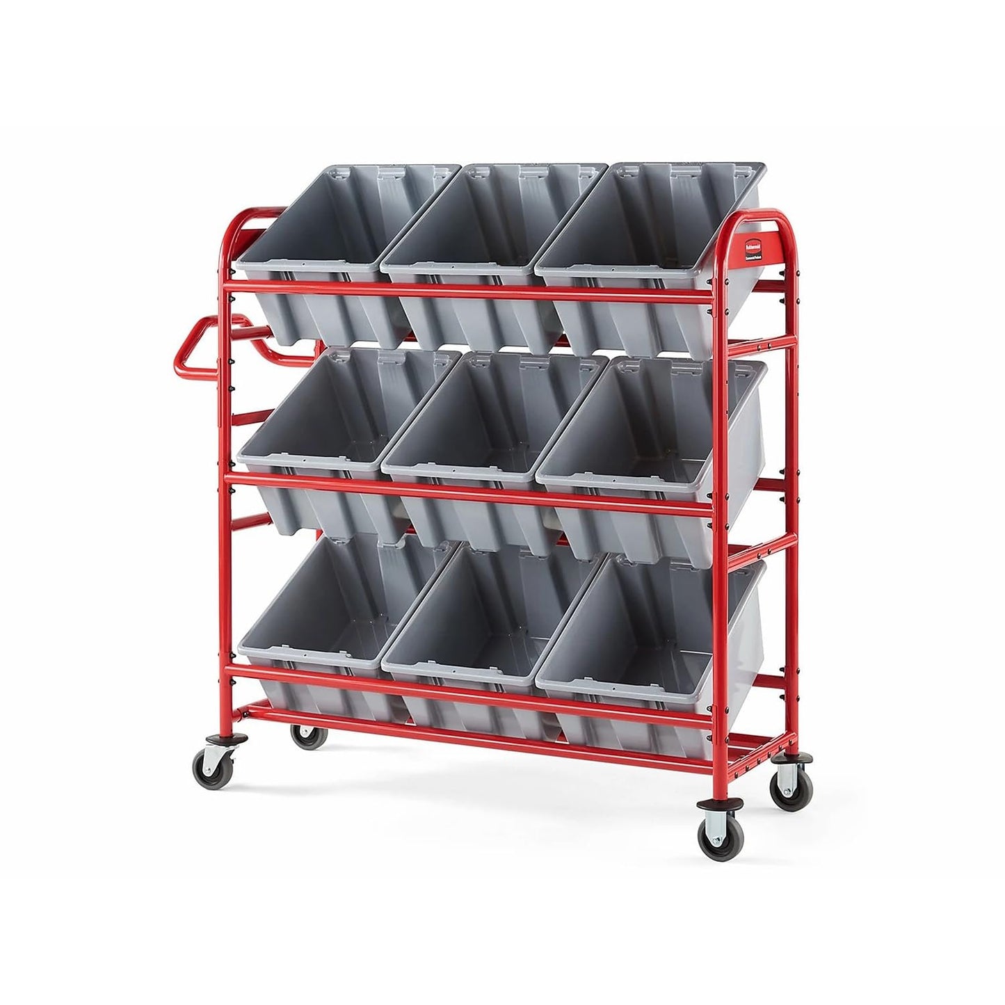 Rubbermaid Commercial Products Tote Picking Cart for Retail and Distribution Order Picking in Warehouses/Offices