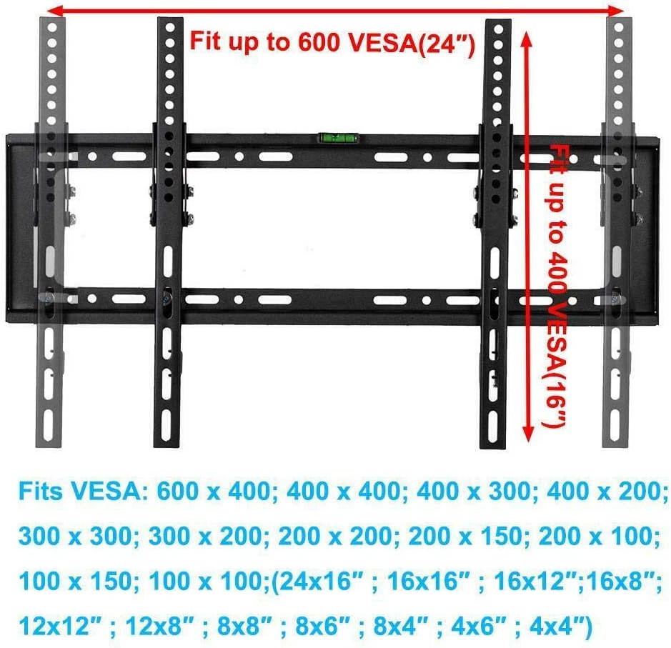 Generic 10 43S435 43", 50S435 50" 4-Series 4K NTQinParts Flat TV Wall Mount Bracket Tilt Swivel for TCL Smart LED TV