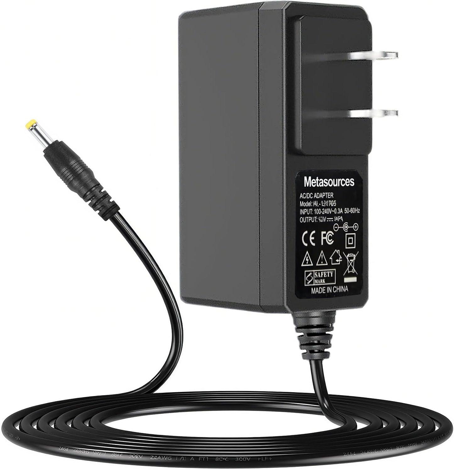 Metasources 5V 2A S1 S2 S3 S4 S5 S6 S5 S6 AC/DC Adapter Compatible with Superbox Pro Max Dual Band Wi-Fi Smart Media
