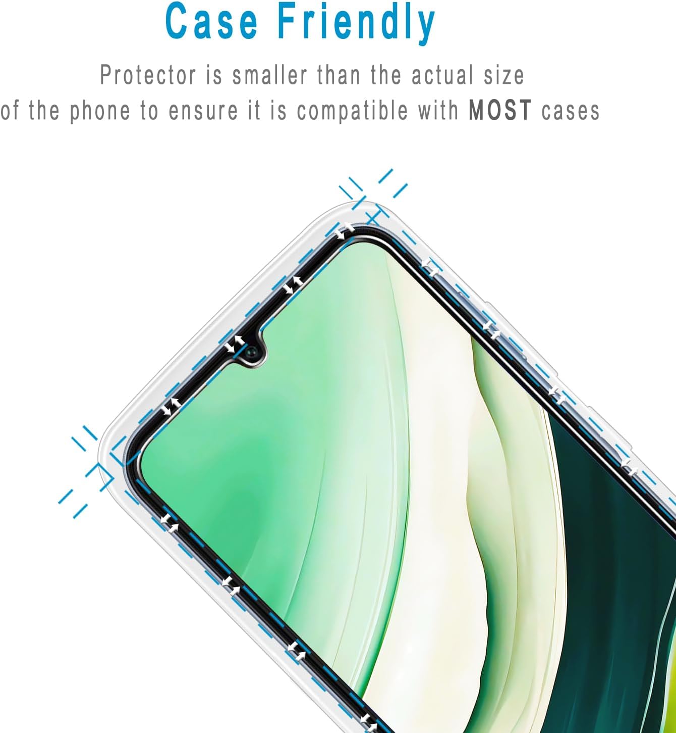 (2 Pack) A16 5G Designed for Samsung Galaxy Tempered Glass Screen Protector, Anti Scratch, Bubble Free