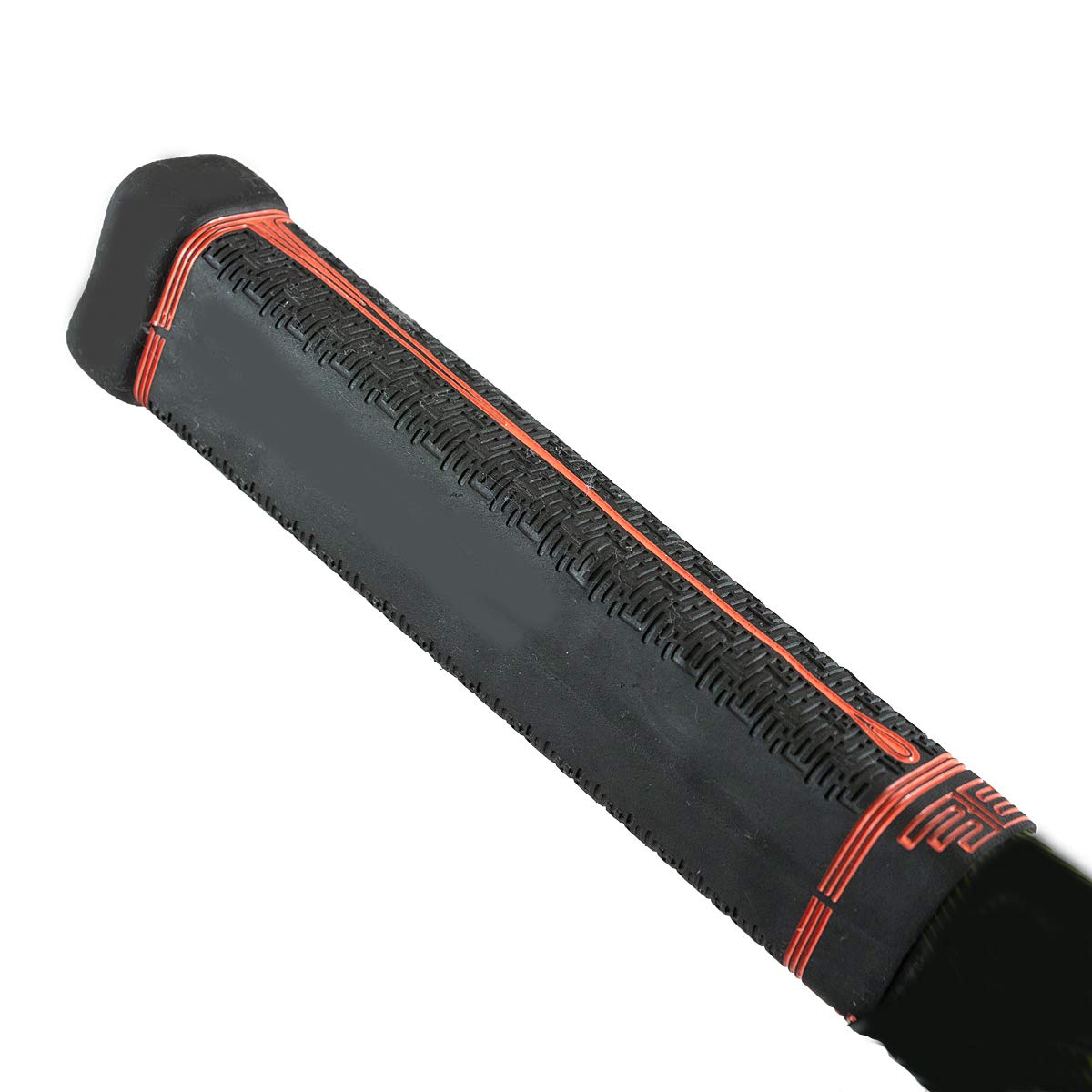 Buttendz Fusion Z Hockey Stick Replacement Grip - Reusable Design, Small Knob Player Grip for Top Hand Mobility, Fits All Stick Sizes (Black, Fire Drip)