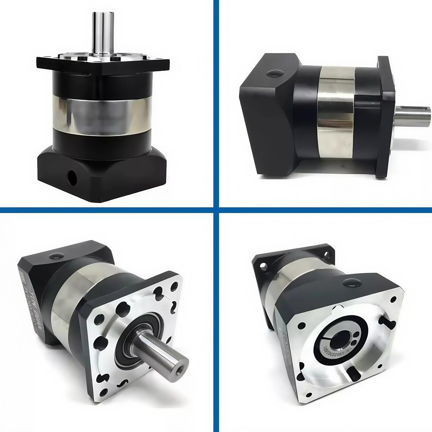 Planetary Gearbox Speed Reducer Gear Head Ratio 100 :1 Backlash <12 arc-min for 19mm Input Shaft 750w 80mm Servo Motor, Planetary Reducers 3500RPM Gear Box Reducer for CNC Lathe Machine Reducer