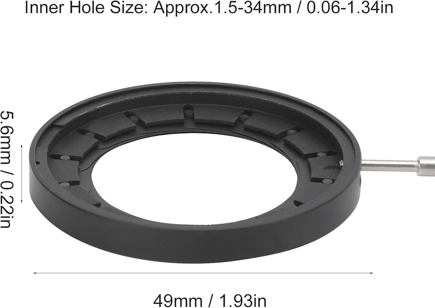 ROHMRHIE 1.534mm SK34 Adjustable Iris Aperture Diaphragm for Optical Instrument