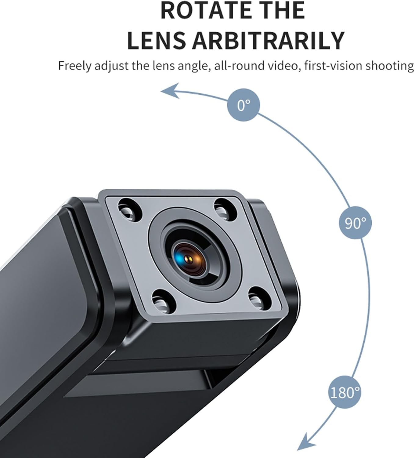 Generic 1080P (1) HD Portable Body Worn Camera Camcorder, Lightweight Wearable Body Camera with Night Vision Loop