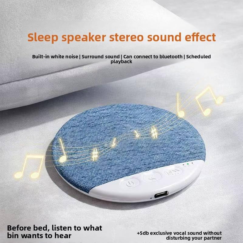 Generic Bluetooth Pillow Speaker for Sleeping, Ultra-Thin Under Pillow Speakers for Sleeping, Mini Portable Wireless