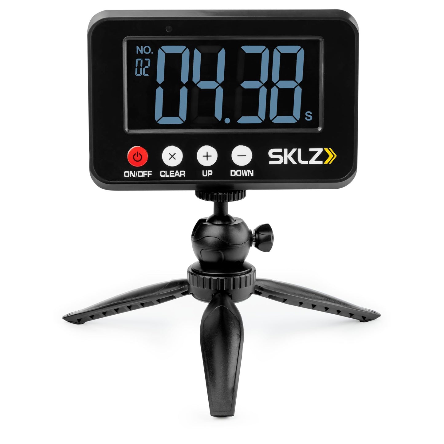 SKLZ Speed Gates Electronic Sprint Timer System, Measures Up to 20 Yards, Records 50 Times, Sensor-Based Start and Finish Gates for 20-Yard Dash and Speed Training, Indoor and Outdoor Use