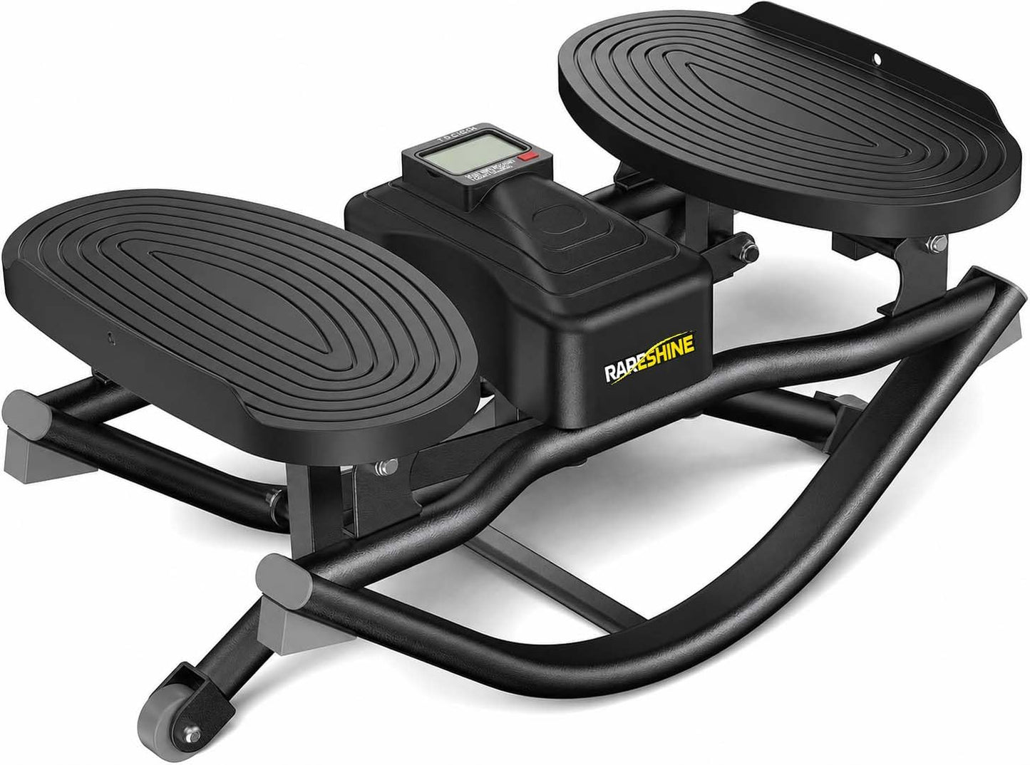 Rocking Stepper for Home Workout – 3D Motion Stair Stepper with Resistance Bands, Full Body Cardio and Strength Training Equipment, 150kg Load Capacity Exercise Machine