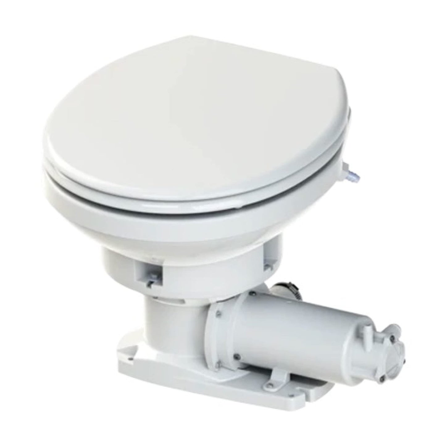 SFA SANIFLO - Sanimarin Maxlite+ - Electric Marine Macerating Toilet - Self-Priming Sea Water Pump - Low Profile Automatic Toilet System - Stainless Steel Blade - Lightweight - 24V - Made In France