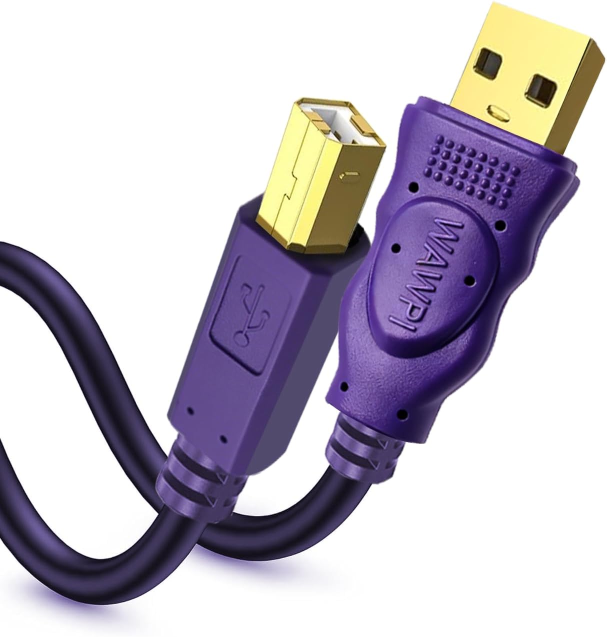 2.0 (30 Printer Cable, USB Cable A-Male to B-Male for Printer/Scanner ft)