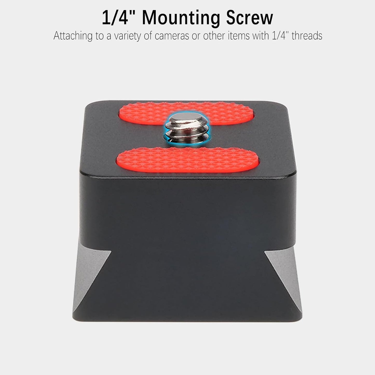 1/4" Video Camera DSLR Metal Adapter Mount with Mounting Screw for Optical Telescope Finderscope Finder Scope Dovetail