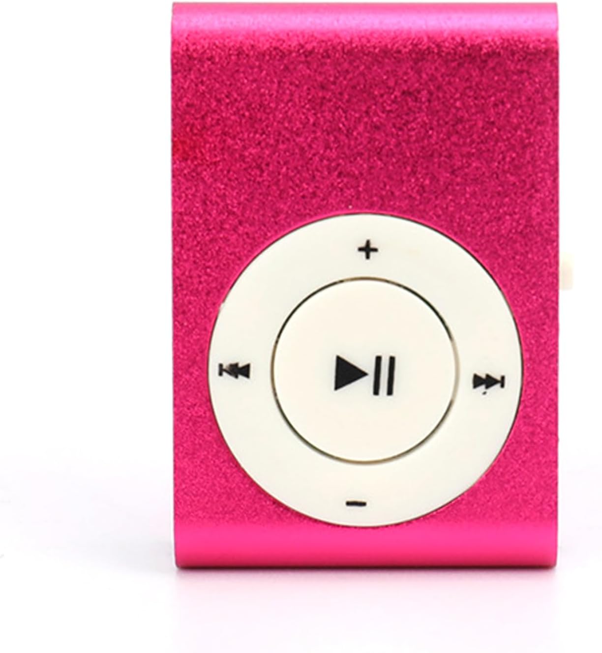 JINPIAOPIAO MP3 Clip On Player with Expandable Memory Slot High Fidelities Sound Builtin Battery for Music On The Go