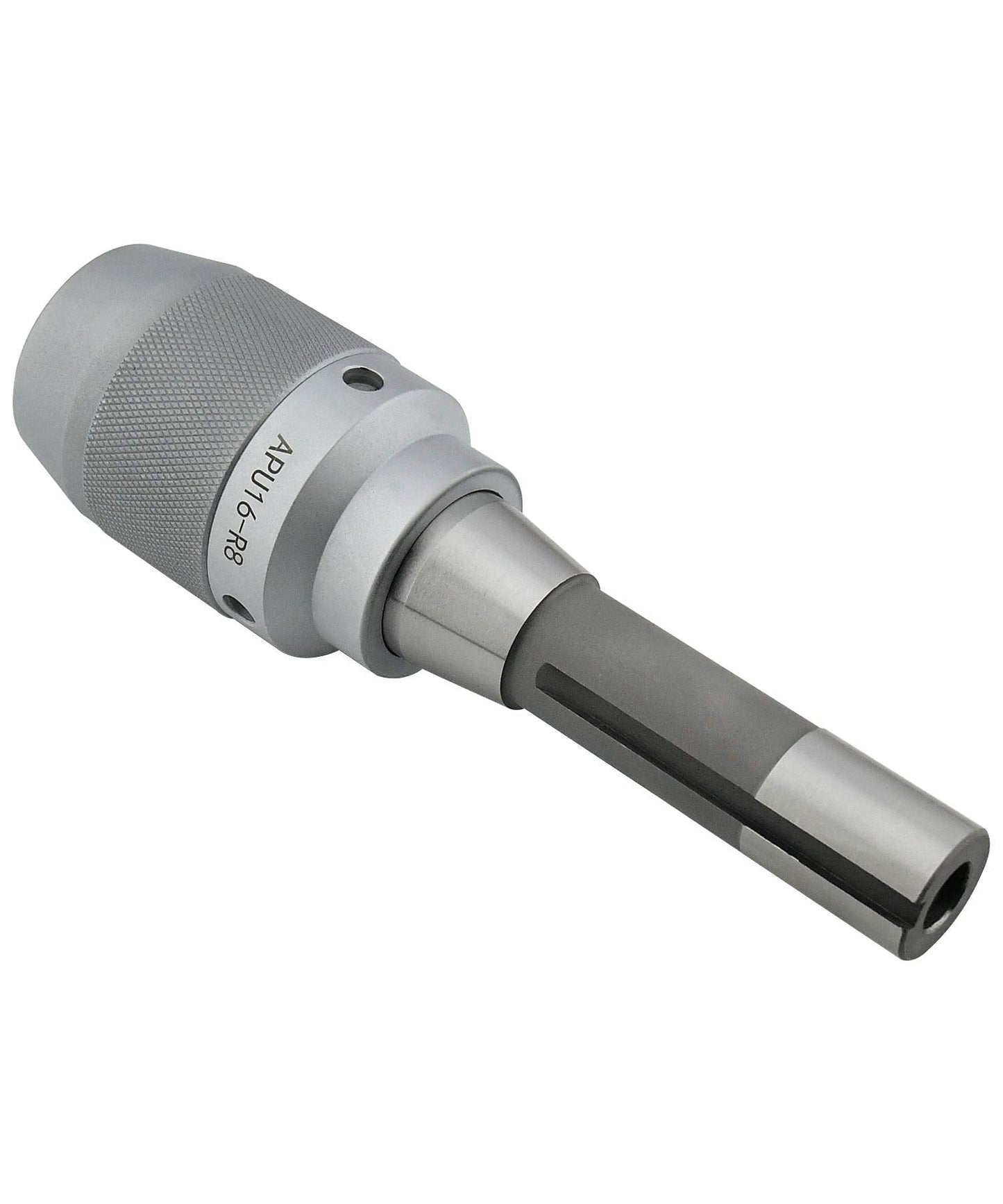 Earl Diamond Super Heavy Duty APU16 1/32-5/8 Inch R8 Shank Precision Integrated Keyless Drill Chuck