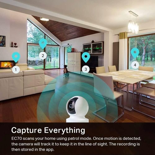 Kasa 1080p Indoor Pan/Tilt Security Camera - Baby & Pet Monitor with Motion Detection, Night Vision, 2-Way Audio