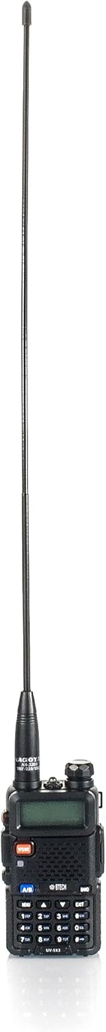BTECH NA-320A 2M-1.25M-70CM (144-220-440Mhz) Authentic Genuine Nagoya Triband HT Antenna Antenna SMA-Female