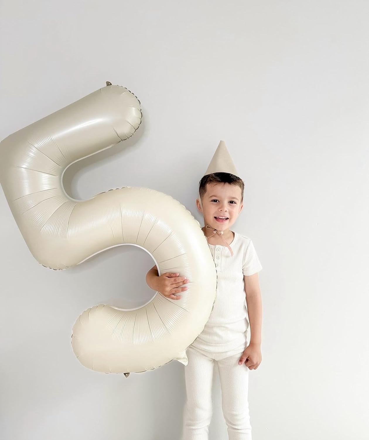 Skiennix Cream 9 Balloon - 40 Inch Giant Number Balloon for 9th Birthday Decorations | Perfect for Boys & Girls
