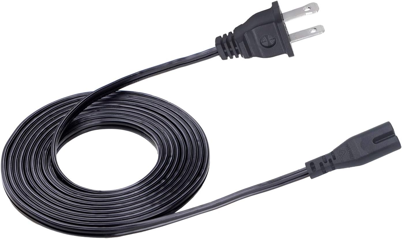 Saireed 8ft 2 PS-WM20 HW-K370 HW-Q90r C7 Prong Power Cord Replacement for Samsung Soundbar Subwoofer Sound Bar Surround