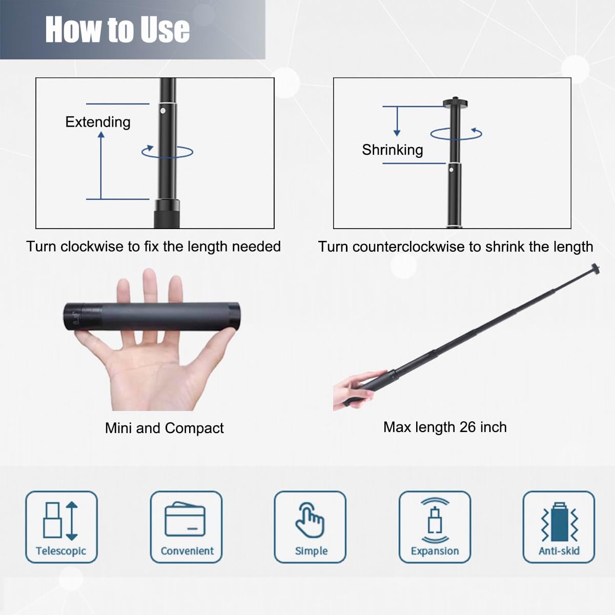 JCWINY 28 Inch C922 C930e C920S C920 C615 C960 C920x 4K N60 Webcam Stand, Web Cam Stand for Desk, Adjustable Webcam