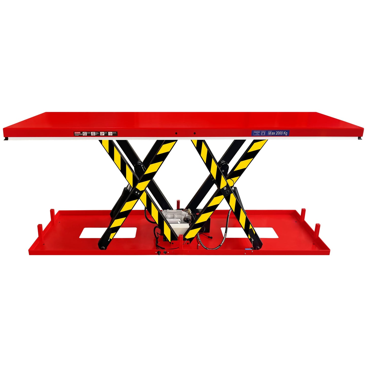 PAKE Electric Hydraulic Tandem Lifting Table, 4,400 lb. Capacity, 98-1/2" x 32-1/4"