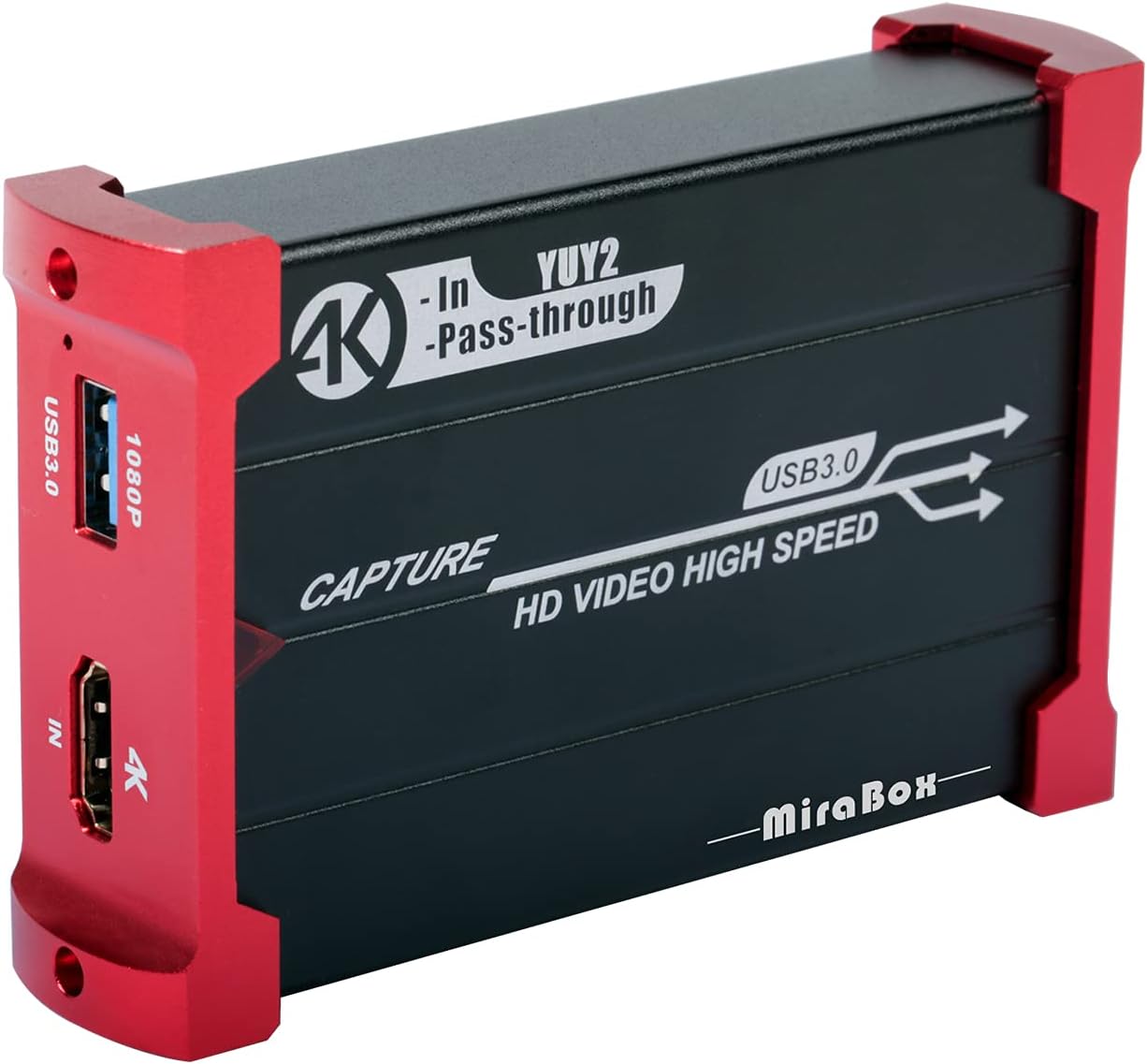 Mirabox Switch,USB3.0 1080P 60FPS 4K@30Hz PS4 PS5 Capture Card for Nintendo Video Audio Capture Card,Support Input